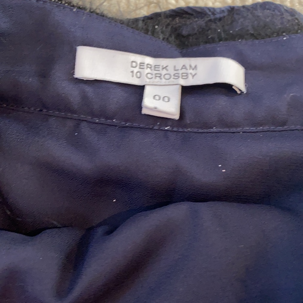 Navy Ruffle Mini Skirt - Picture 2 of 3